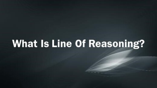 What Is Line Of Reasoning